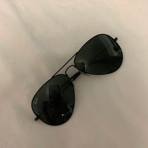 Used! All black Ray Ban sunglasses